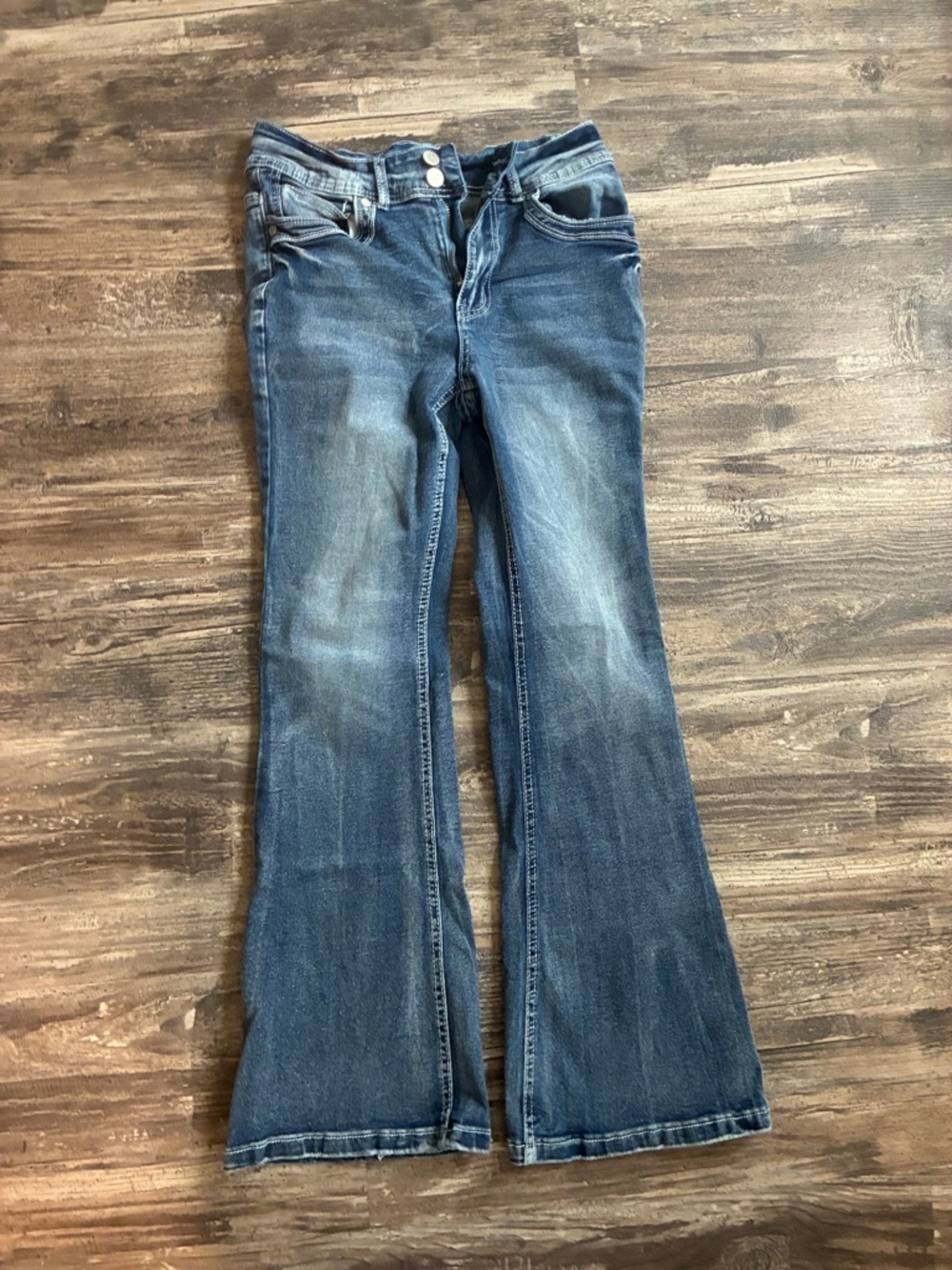 Women’s Blue Denim Flare Jeans